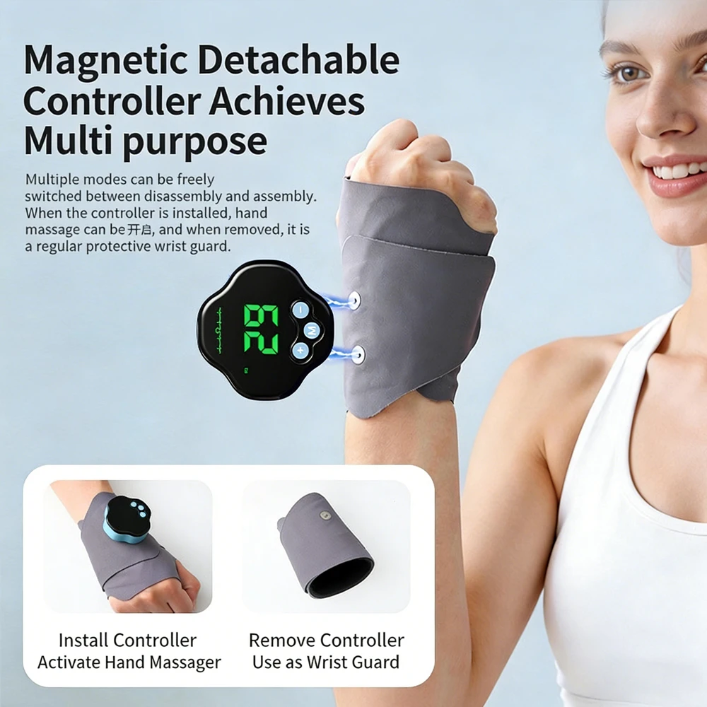 جهاز تدليك كهربائي لليد بـ 29  - مراجعة Wrist Wrap Support وسعره