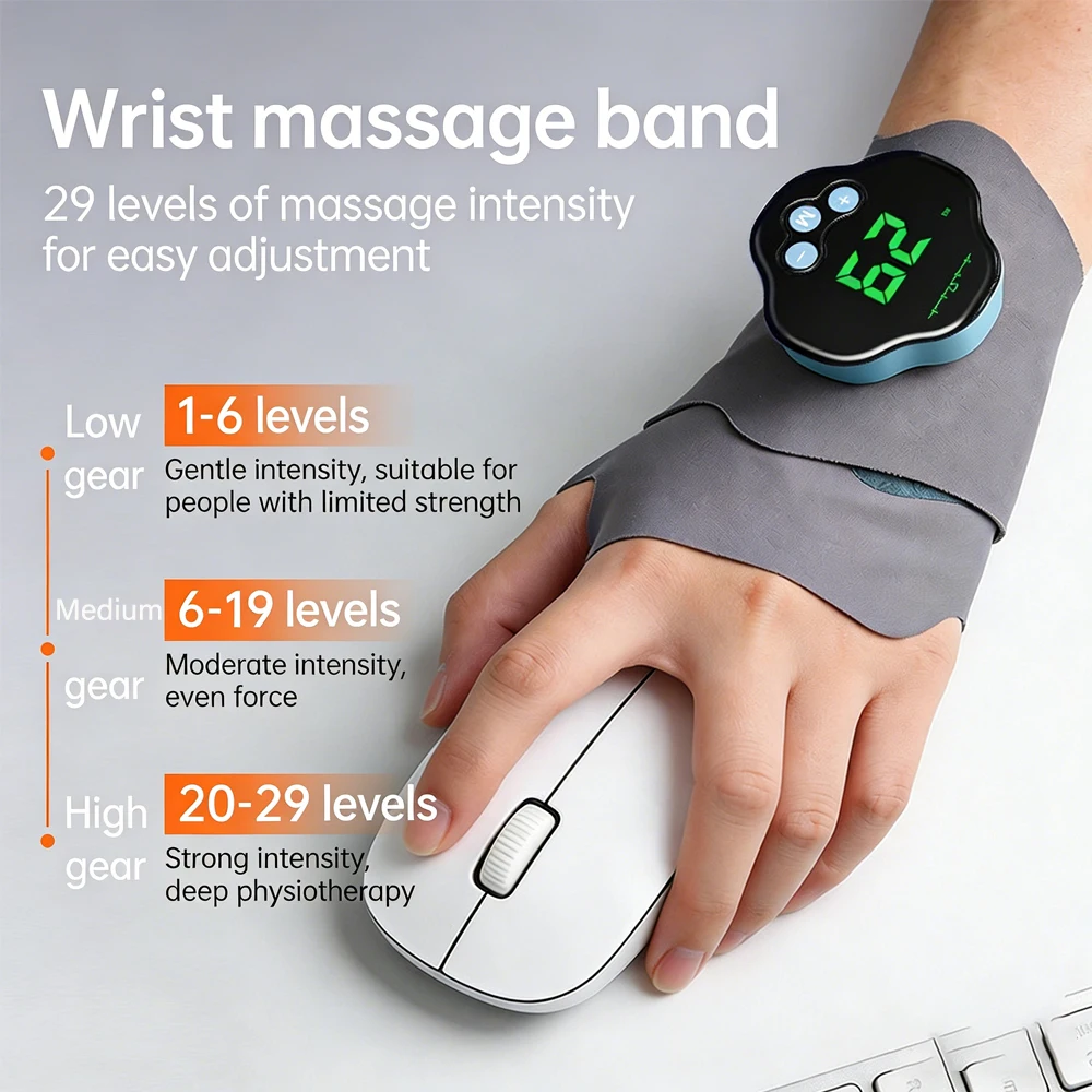 جهاز تدليك كهربائي لليد بـ 29  - مراجعة Wrist Wrap Support وسعره