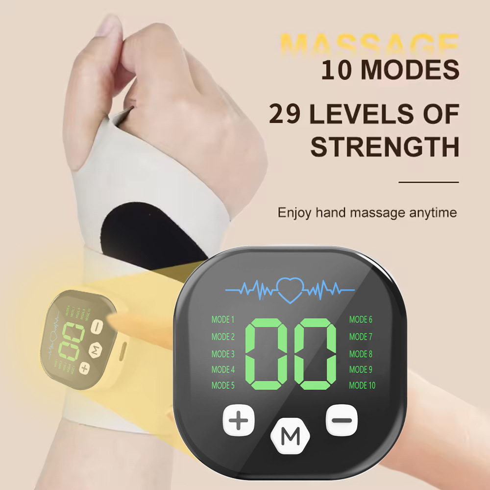 EMS الكهربائية اليد المعصم مدل - مراجعة Wrist Wrap Support وسعره
