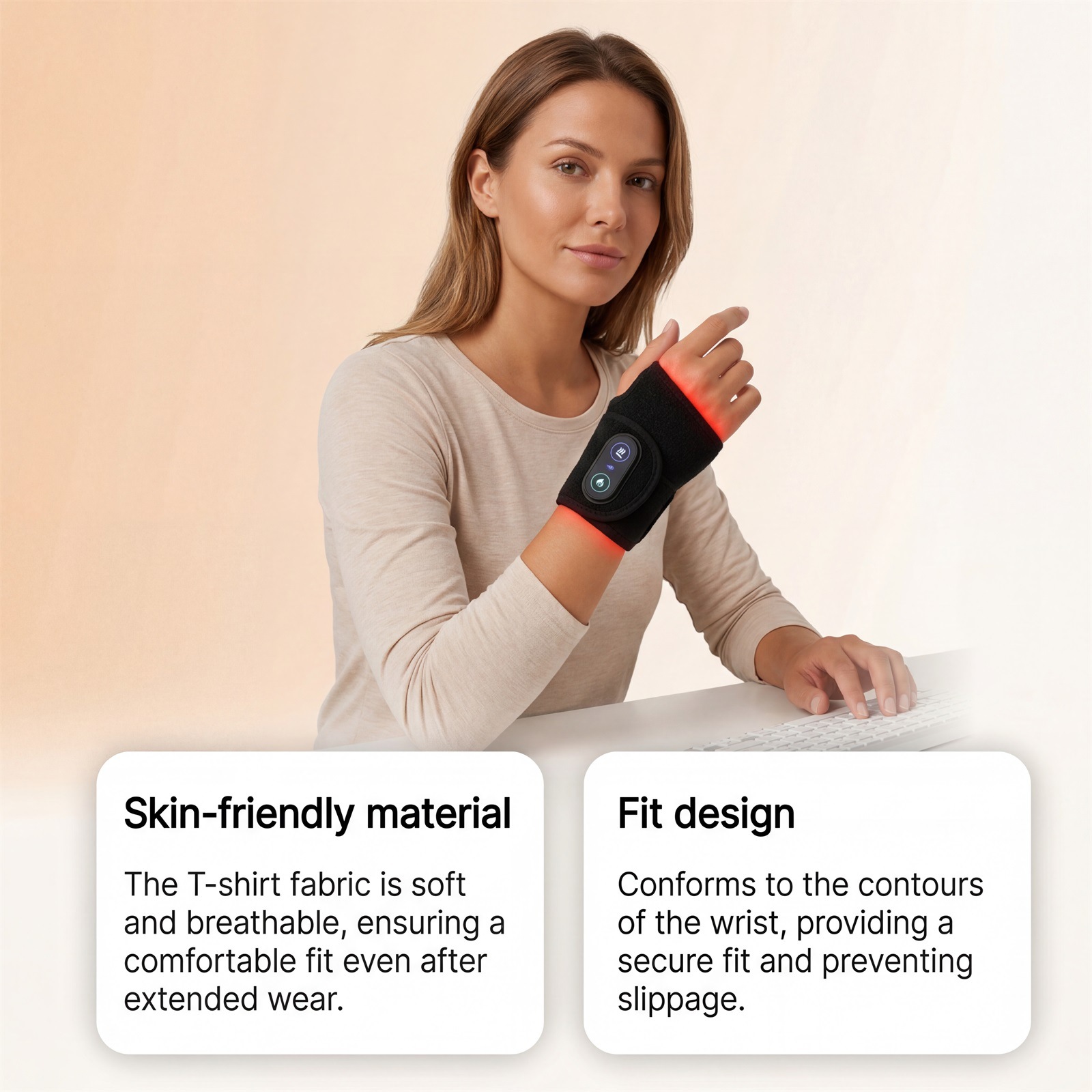 دعامات دعم الرسغ مع خرزات تدلي - مراجعة Wrist Wrap Support وسعره