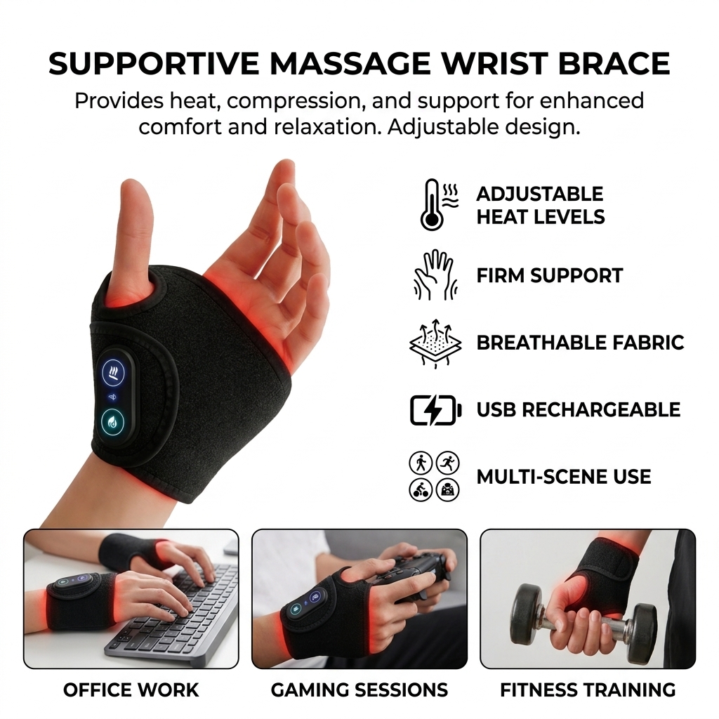 دعامات دعم الرسغ مع خرزات تدلي - مراجعة Wrist Wrap Support وسعره